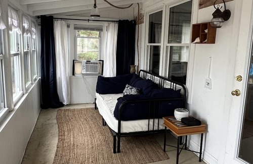 Slaughter Beach House | Beachfront Cottage with Screened Porch & Ocean Views