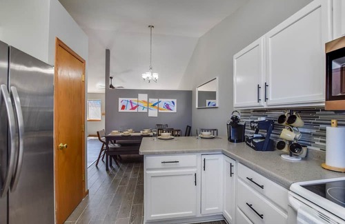 Deerfield House | Inviting Home with Hot Tub, Fire Pit & Theater Near Madison