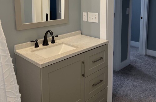 Mapleton/Fall Creek House | Cozy Retreat Minutes from Downtown Indy with Spa & Hot Tub