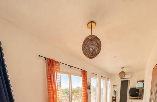 Alpine Cabin | Glow House - A Modern Container with a Stargazing Deck on Top.