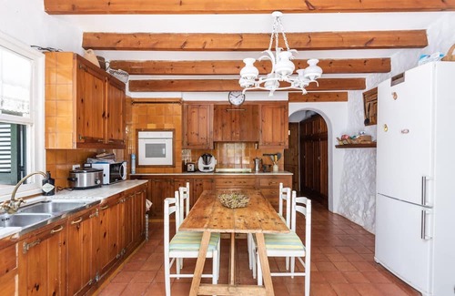 Mahon Villa | Discover Villa 'Es Patrons': Mountain View & Pool Amenities