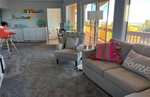 Golden Condo | Relaxing Mountain View Penthouse with Spa and Hot Tub