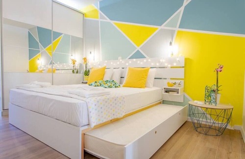 Koum Kapi Apartment | Beachside Retreat at Pomegranate Garden: Family-Friendly Stay