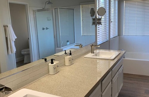 Victorville House | Relaxing Getaway with Pool & Cozy Covered Patio