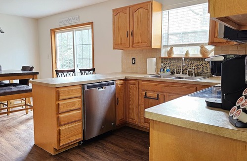 Bushkill House | Tranquil Waterfront Oasis w/Swingset, Firepit & Wi-Fi, Near Trails & Waterfalls