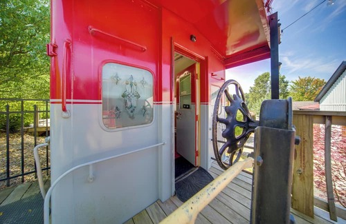 Adrian Furnace Apartment | 'Red NY Central,' Converted Railcar in DuBois!