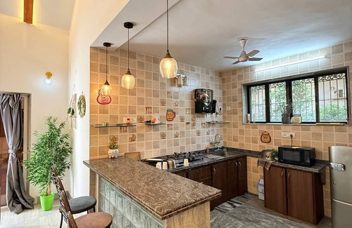 Kune N.m. Villa | The CELESTE VILLA: Elegant 3BHK Retreat ,Private Pool, Mountain view.