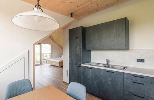Appiano Sulla Strada del Vino Apartment | Studio 'Auer' with Mountain View, Private Garden and Wi-Fi