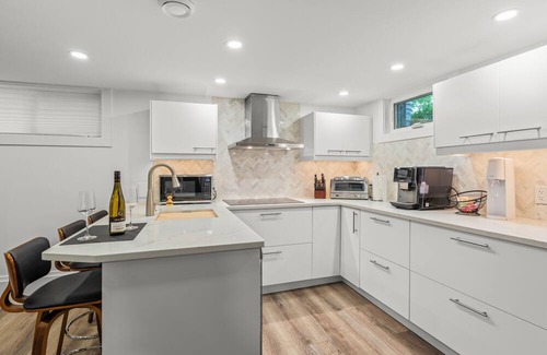 Vernon Apartment | Stay Cozy. Play Wild. Welcome to Blue Spruce Den - Vernon.