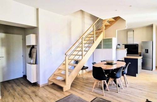 Tarbes Apartment | LE CLOS DES HALLES, DUPLEX WITH BALCONY AND AIR CONDITIONING, HALLES MARCADIEU