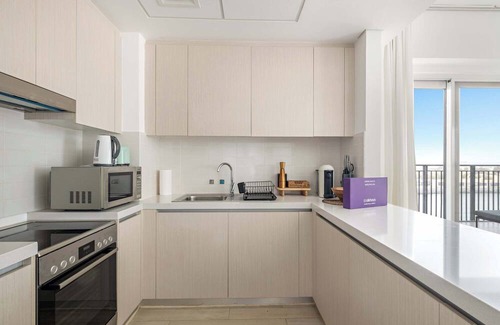 Abu Dhabi Apartment | Silkhaus Canal view 3BDR+Maid | Near Ferrari World