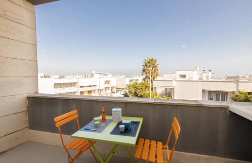 Otranto Apartment | Apartment 'Biancomare Otranto - 8' with Sea View, Wi-Fi and Air Conditioning