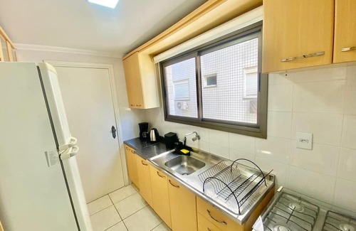 Capao da Canoa Apartment | 2 bedrooms, suite, 3 splits, wi-fi, front balcony, sunny!