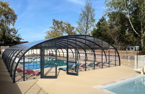 Paray-le-Monial House | Camping Au Bon Lieu * - Mobile Home ADELIE + - 2 bedrooms 5 people