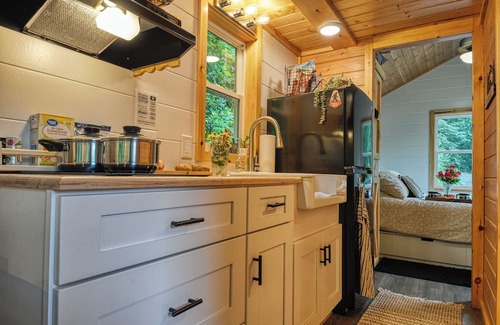 Newport Cabin | The Leconte Tiny Home Overlooking the Pigeon River