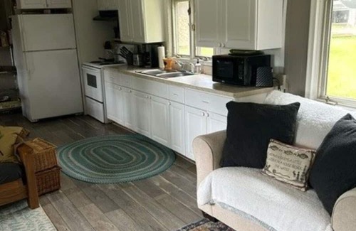 Fife Lake Cabin | Riverfront cabin with WiFi in charming Fife Lake