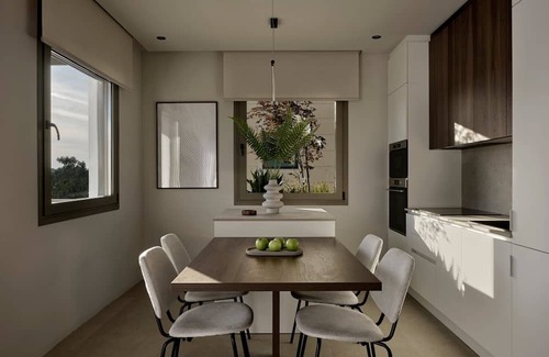 Khalandrion Apartment | Dazzling Athens Maisonette | Ialysos Maisonette | 2 Bedrooms | Private Furnished Balcony with Outdoor Dining Area and Sunbeds | Private Outdoor Jacuzzi | Exercise Equipment | Prime Location | Chalandri