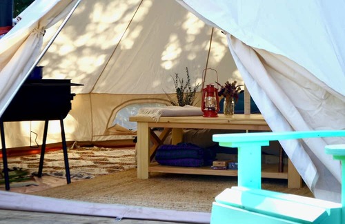 Regional District of Bulkley-Nechako RV Rental | Willow Riverfront Bell Tent Retreat