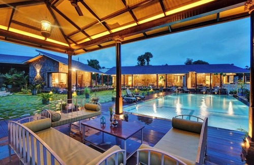 Udaipur District Villa | Modern 5BHK Villa with Private Pool, Bonfire Area & Mountain Views