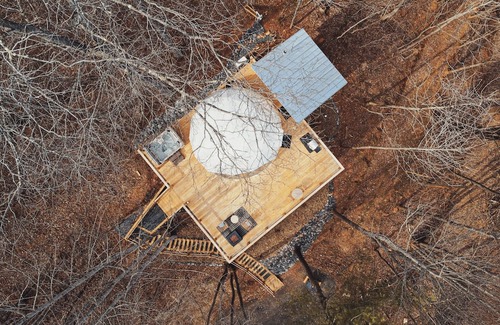 Todd Cabin | Tiny Treepod - Hot Tub, Views, Romantic Oasis