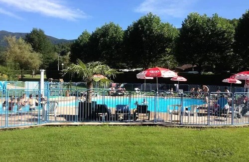 Oust House | Campsite Les 4 Saisons * - COUSERANS MOBILE HOME with covered terrace 6/8 people. 8 people