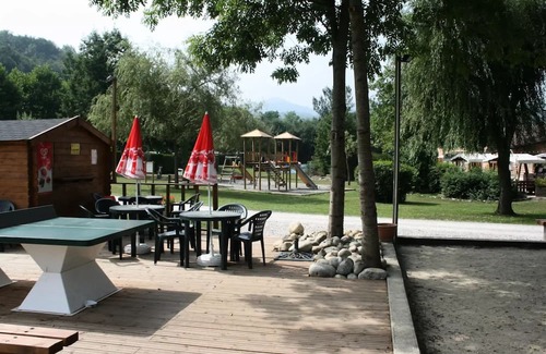 Oust House | Campsite Les 4 Saisons * - COUSERANS MOBILE HOME with covered terrace 6/8 people. 8 people
