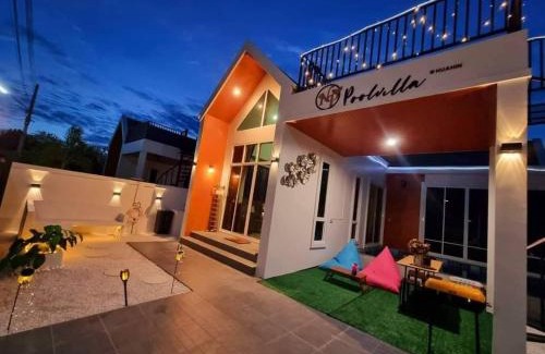 Hin Lek Fai House | Relaxing Green Home Pool Villa with Hot Tub in Hua Hin
