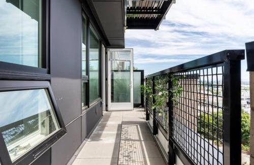 Yesler Terrace Apartment | Inviting 1-Bedroom Retreat with City and Water Views