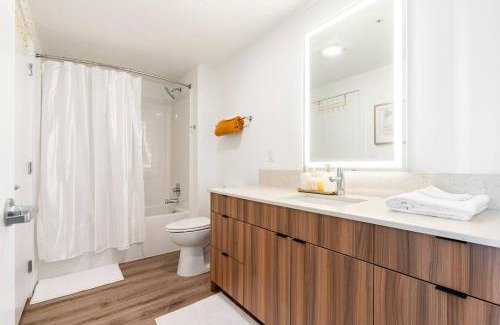 Yesler Terrace Apartment | Inviting 1-Bedroom Retreat with City and Water Views