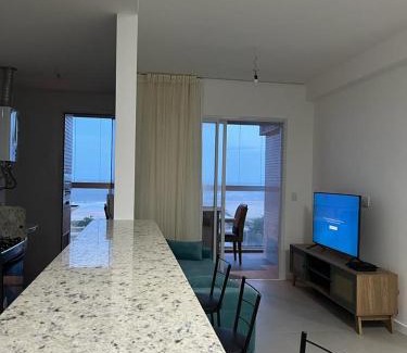 Coroa do Meio Apartment | Oceanfront Apartment at Atalaia with Pool & Perfect Score