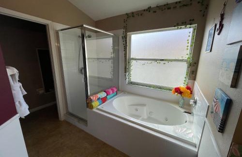 Florida Pines House | Stylish Home with Pool and Hot Tub Near Disney World