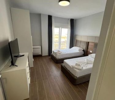 Golem Apartment | Scenic 5th Floor Apartment with Sea View in Qerret