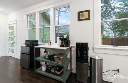 Clarksville House | Stylish ATX Hideaway with Patio, Firepit & Pet Welcome
