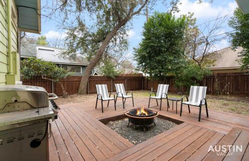 Clarksville House | Stylish ATX Hideaway with Patio, Firepit & Pet Welcome