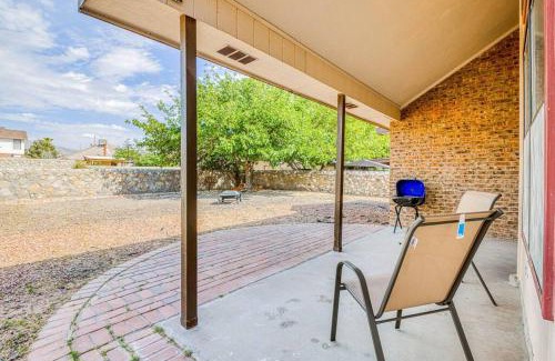 El Paso House | Spacious 3-Bedroom House with King Bed and Huge Backyard