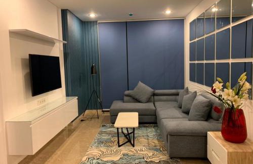 Cilandak Apartment | Chic French Style 1-Bedroom Apartment with Pool Access