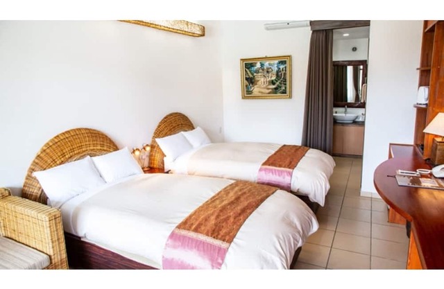 Breakfast plan Westernstyle twin room 26 squar / Hachijo-machi Tokyo