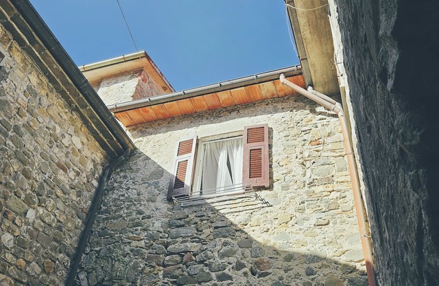 Traditional Italian stone house with large terrace and lovely view