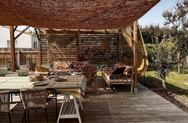 Maison Ginette, Villa 8 Pers, 4 ch Proche Plage Avec Piscine et Grand Jardin