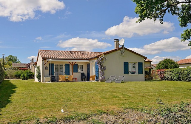 Villa with garden near beautiful golf course