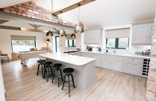 Imagine relaxing on a spacious corner sofa, wrapped in the warmth of your loved ones, as the gentle crackle of a log burner fills the room. Picture yourself unwinding in a hot tub at sunset, drink in hand, with the stresses of the week melting away.