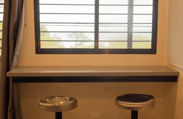 Casita Pelicano is a sleek, surf studio in Playa Remanso with AC & an ocean view