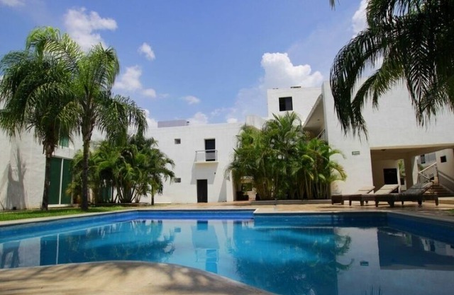 Stay in the Heart of Mérida with King Room, Pool, Patio & Terrace Views
