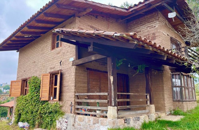 Adobe and Stone Cabin