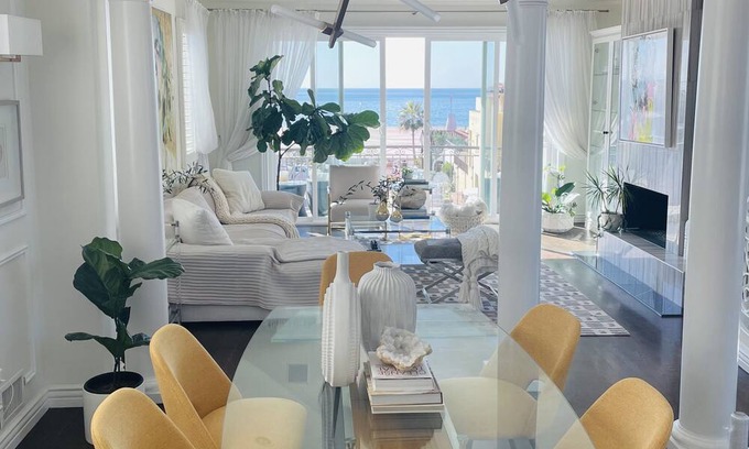Hermosa Beach House | Stylish Mediterranean Gem across from the beach