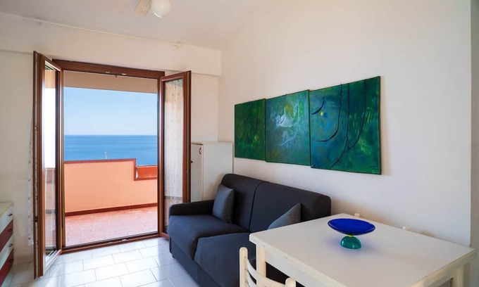 Sant'Alessio Siculo House | Seaside Retreat "Vista Mare" with Private Terrace & Wi-Fi
