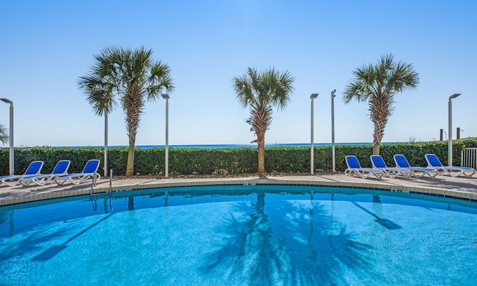 Myrtle Beach Apartment | Oceanfront Studio with Pool, Hot Tub & Ocean View Retreat