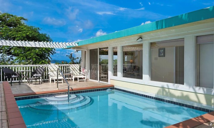 Red Hook Resort | Elegant Villa with Private Pool Steps from Sapphire Beach
