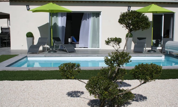 Saint-Marcel-de-Careiret House | Mapokia Villa: Private Heated Pool Near Uzès, Rated 10/10