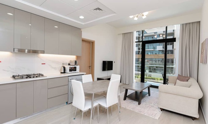 Nad Al Sheba Apartment | OFFER! Homey 2BR in Azizi Riviera | Stunning Views